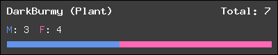 DarkBurmy (Plant) stats