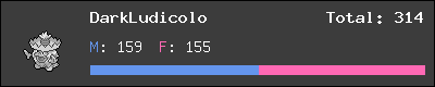 DarkLudicolo stats