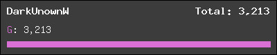 DarkUnownW stats