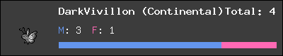 DarkVivillon (Continental) stats