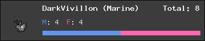 DarkVivillon (Marine) stats