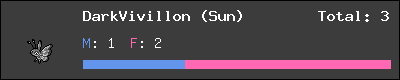 DarkVivillon (Sun) stats