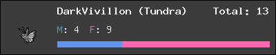 DarkVivillon (Tundra) stats
