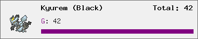 Kyurem (Black) stats