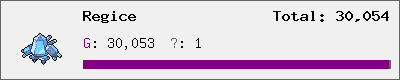 Regice stats