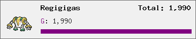 Regigigas stats