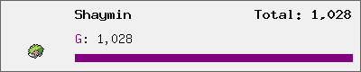 Shaymin stats