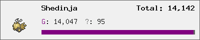 Shedinja stats