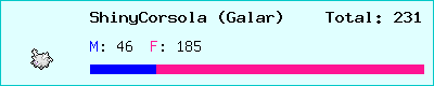 ShinyCorsola (Galar) stats