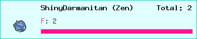 ShinyDarmanitan (Zen) stats