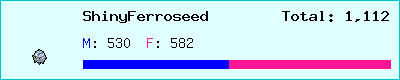 ShinyFerroseed stats