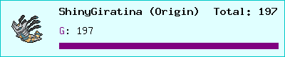 ShinyGiratina (Origin) stats