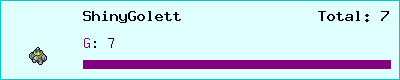 ShinyGolett stats