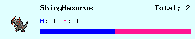 ShinyHaxorus stats