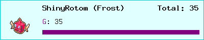 ShinyRotom (Frost) stats