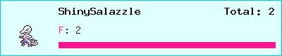 ShinySalazzle stats