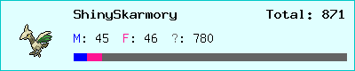 ShinySkarmory stats