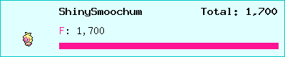 ShinySmoochum stats