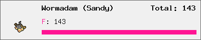 Wormadam (Sandy) stats